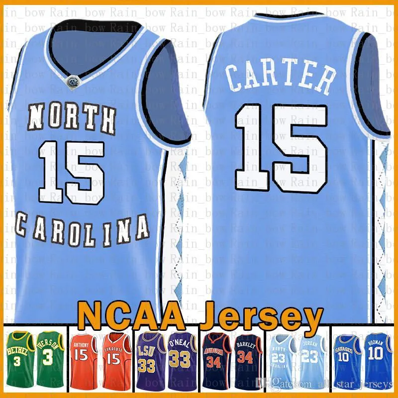 Vince 15 Carter MENS Kyrie North Carolina State University 11 농구 저지 Irving Stephen 30 Curry Dwyane 3 Wade LeBron 23 James Kawhi