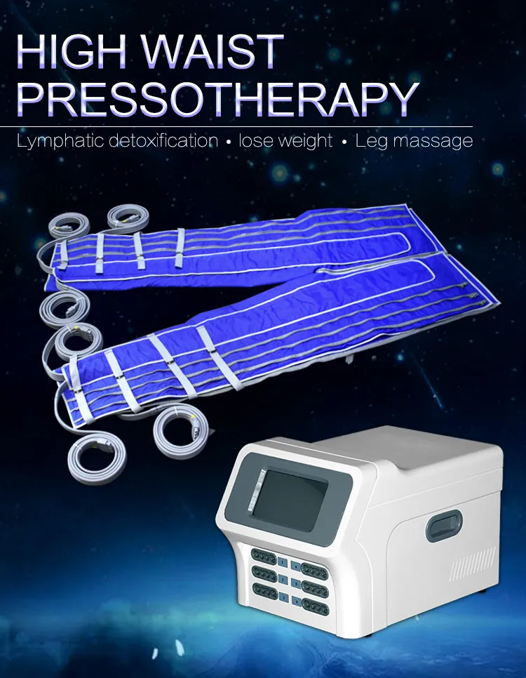 脂肪損失療法プレステラピア空気圧スリミングリンパ排水マッサージブーツプレスセラピーバッグ簡単な操作プレスセラピーデバイス
