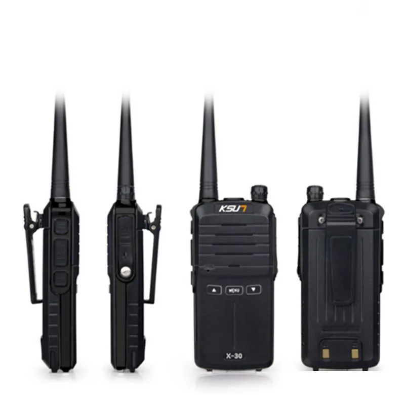 (2 pezzi) KSUN X-30 walkie talkie portatile radio portatile 8W ad alta potenza UHF palmare bidirezionale Ham Radio Communicator HF ricetrasmettitore