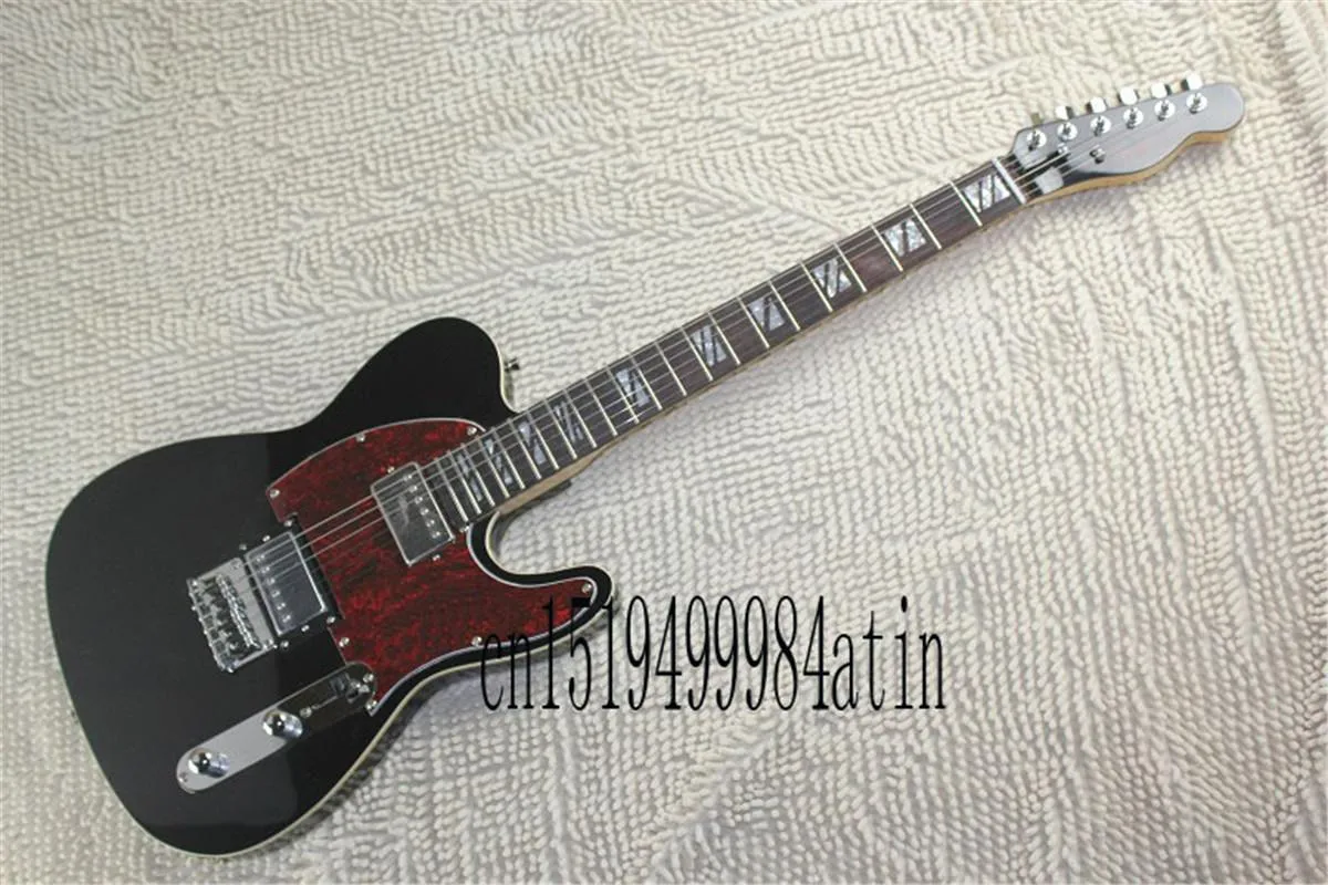 Top Quality Blacktop HH Rosewood Black electric Guitar