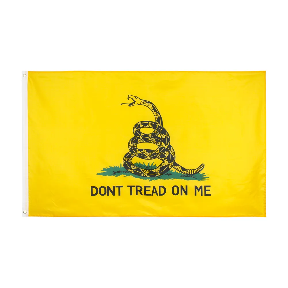 8 ontwerpen 3x5fts 90x150cm niet op mij Snake Gadsden Flag Us American Tea Party Direct Factory