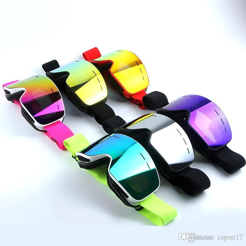 نظارات التزلج الجديدة 6 ألوان أسطوانة بطبقات مزدوجة مكافحة نظارات الثلج الرياضية التروس الواقية 3195