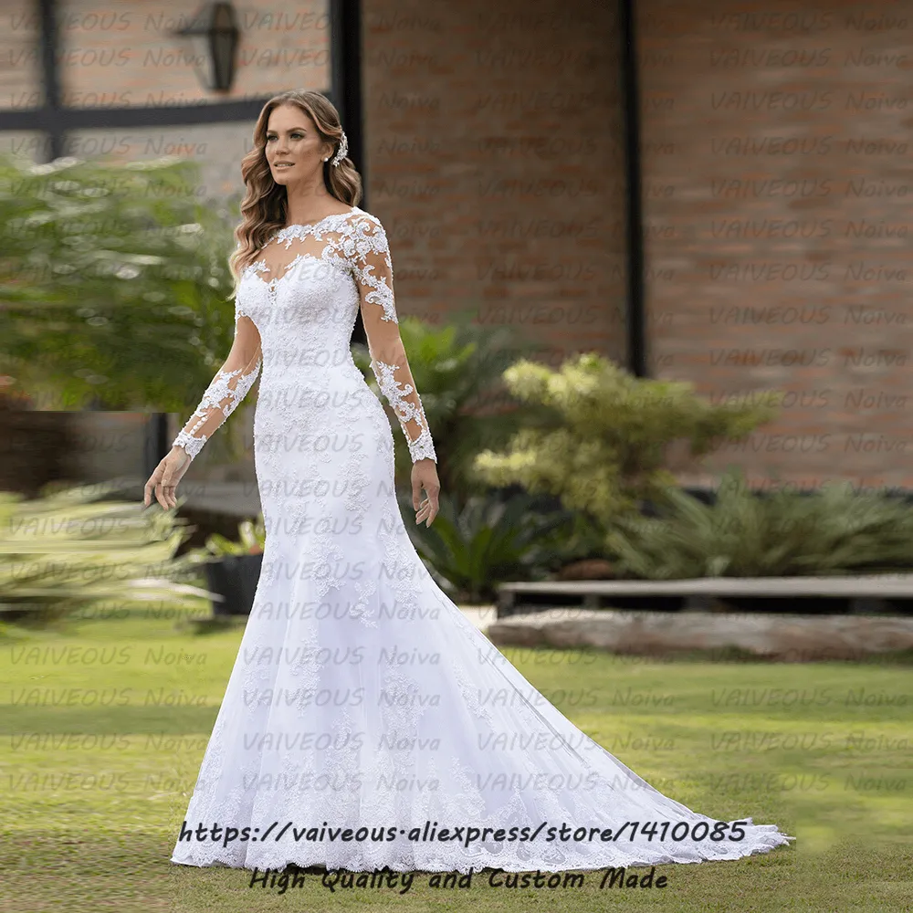 Boho Lace Lace Mermaid Wedding Dress 2020 Sexy Brautkleid Gown