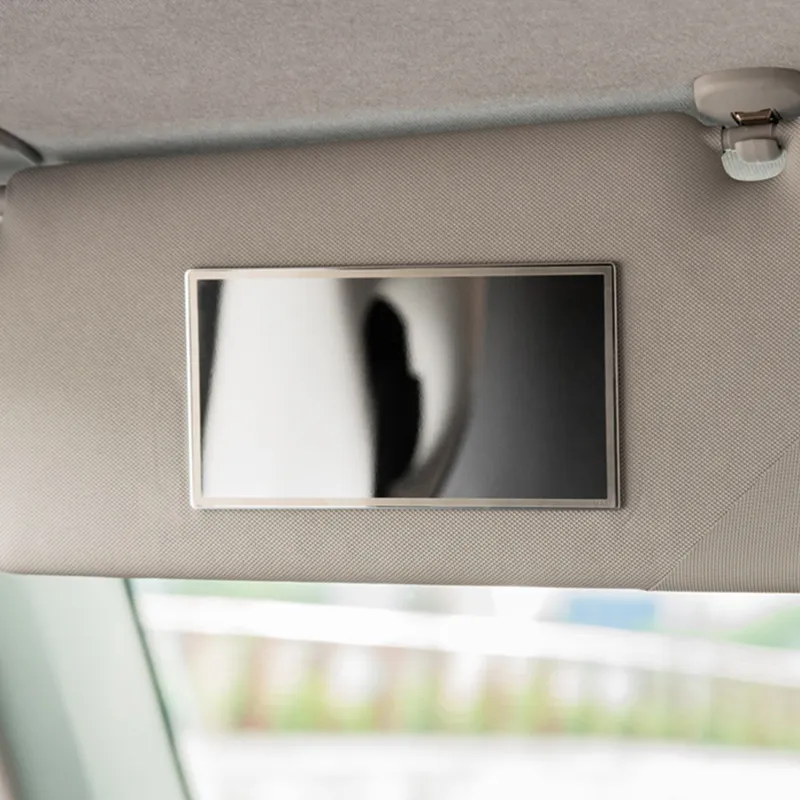 Car Organisateur Voiture Sun Visor Shield Miroir HD Miroir Miroir Décor intérieur pour Smart 451 453 Fortwo Forfour Auto Accessoires