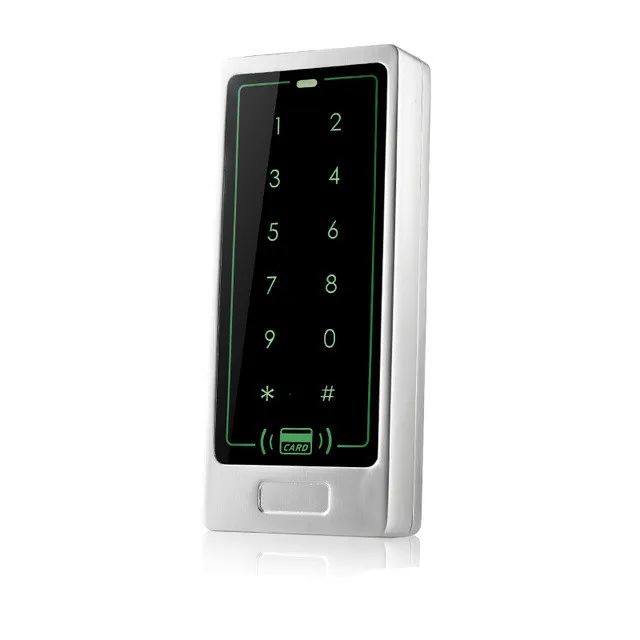 Freeshipping IP65 IP65 Controle de Acesso à Prova D 'Água Toque em Metal Keypad Standalone 125KHz Leitor de Cartões para Controle de Acesso por Porta Sistema de Controle 3000 Usuários