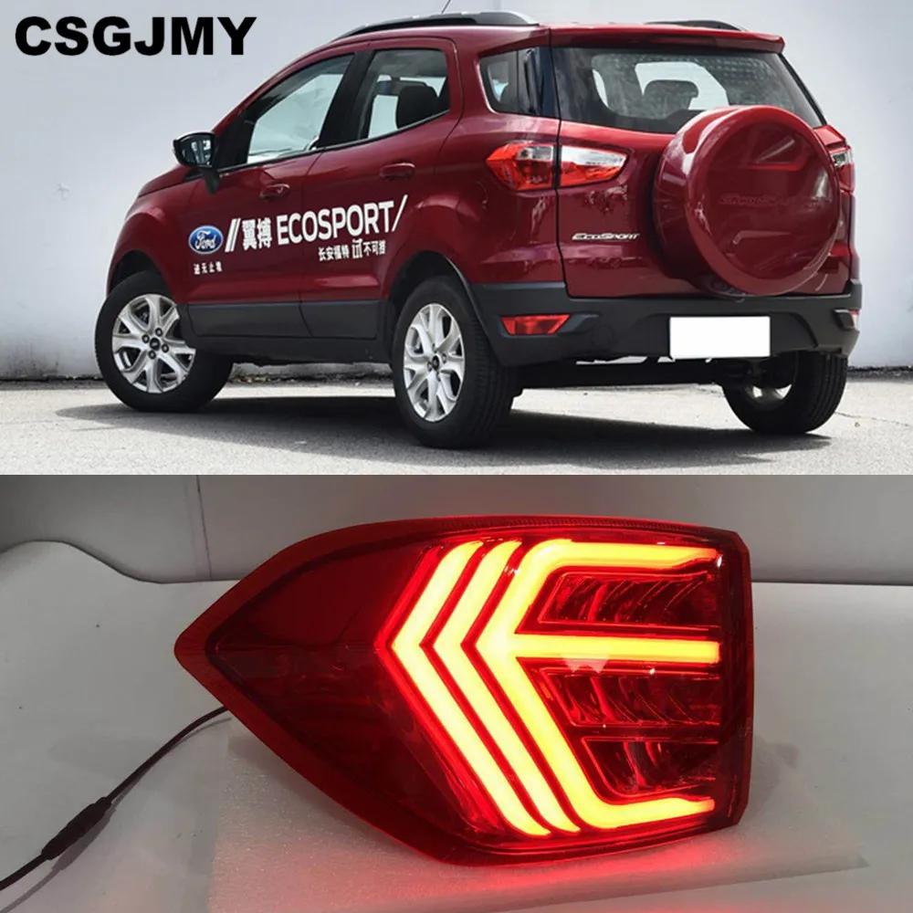 LED Tail Light For Ford Ecosport 2013 2018 2019 Car Rear Bumper Brake
