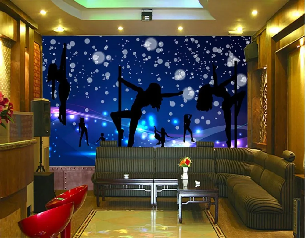 Personalizado 3d futebol xadrez papel de parede ktv bar café hotel  decoração industrial fundo mural 3d - AliExpress
