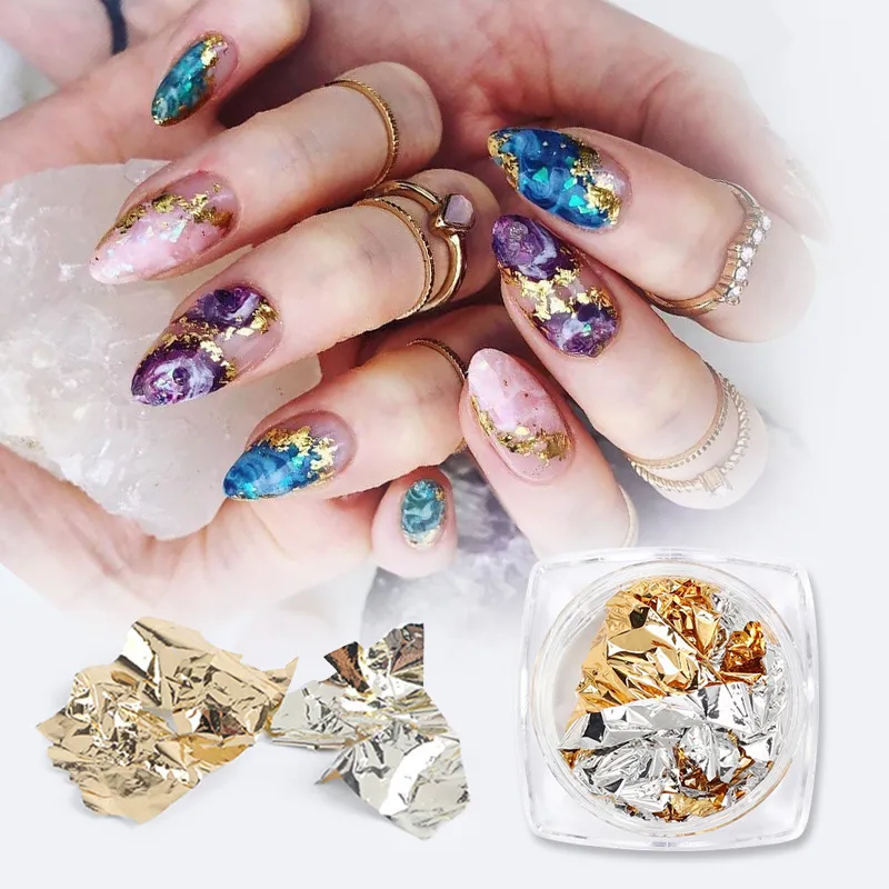 Amazon.com: Holographic Nail Foil, 20 Rolls Iridescent Cellophane Nail  Stickers Glass Paper Aurora Nail Foil Stickers Nail Decals Nail Accessories Nail  Art Supplies (Don't Transfer) : Beauty & Personal Care
