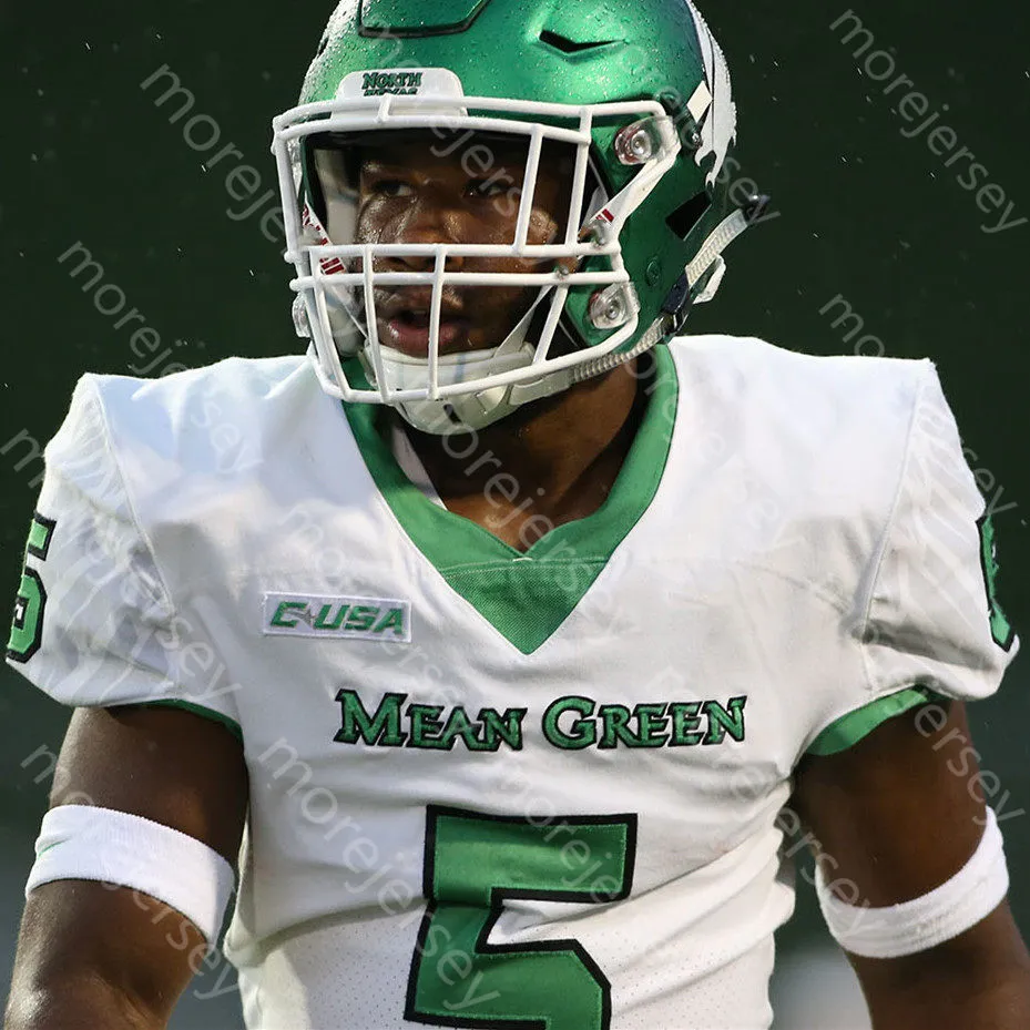 Custom North Texas UNT Mean Green Football Jersey NCAA College Joe Greene Mason Fine Siggers Jaelon Darden Michael Lawrence Hamilton Torrey