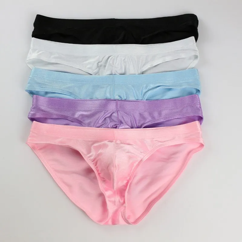 Underpants Mens Set Nylon Lycra Panties Ice Silk Bikini Briefs Sexy Gay  Underwear Summer Breathable Seamless Shorts 3/From Tiangouu, $26.33