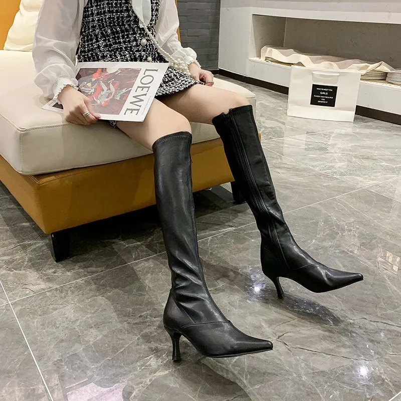 Flat high sales boots sale