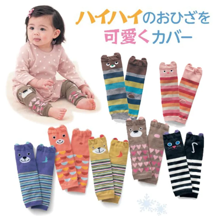 New Cute Infant Baby Leg Warmer Girls Boys Cartoon Leg Warm Child Socks Legging Tights Baby Cat Bear Warmers Children Warmers S484