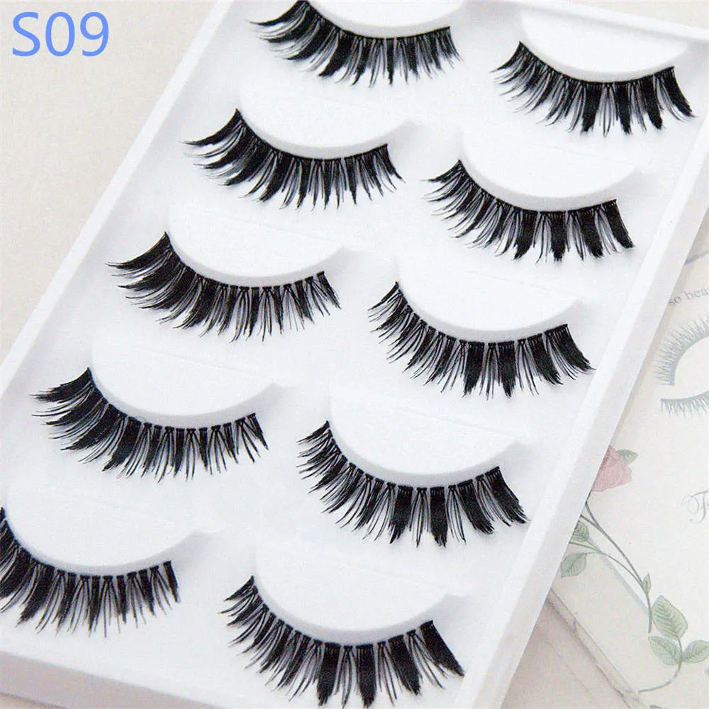 ELP001 5 10mm Normal Quality Cheap 3D Eyelashes Lashes Packing In