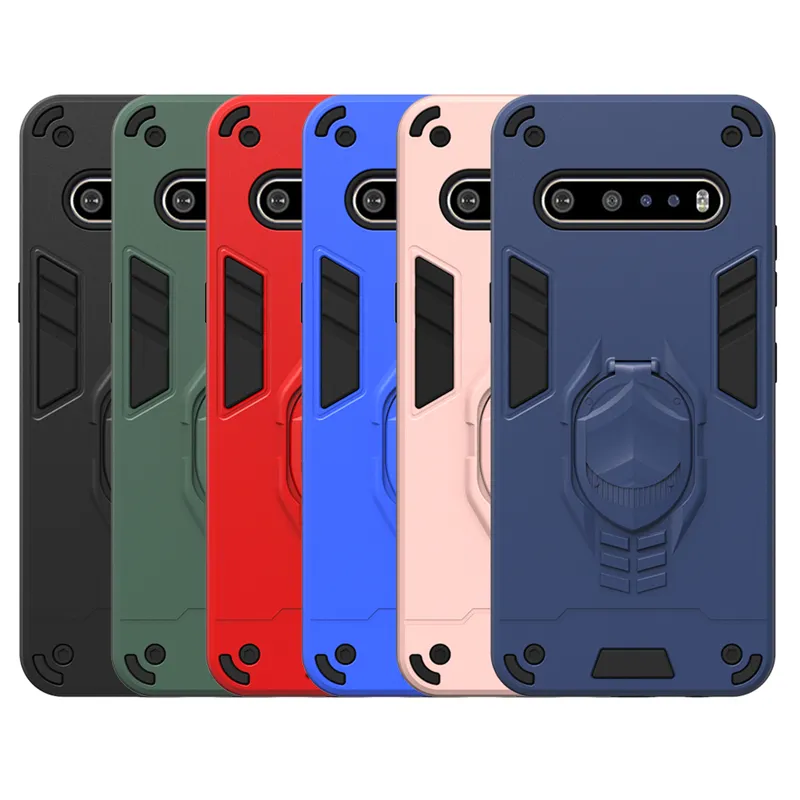 Estuche de armadura resistente para LG V60 ThinQ 5G G8X V50S Estuche protector para LG K51 K40 K30 K31 Estuches para teléfonos celulares a prueba de golpes