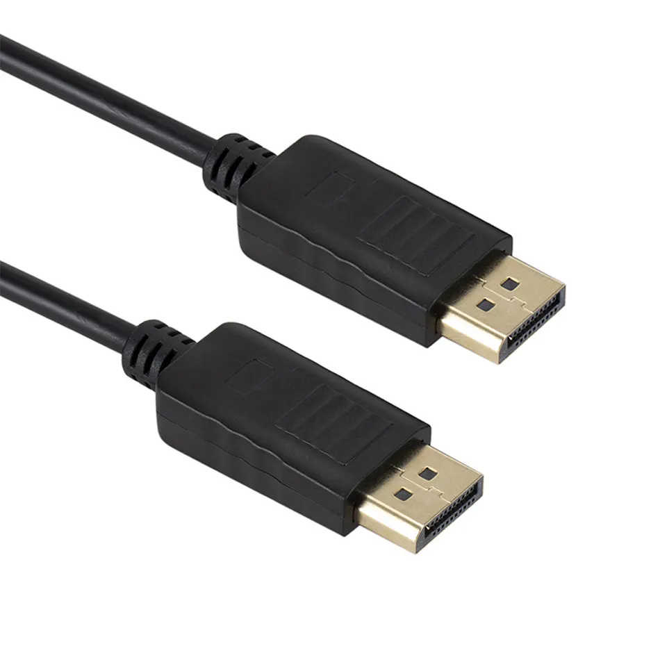 1.8m 6ft DisplayPort DP إلى DP CABLES DOWNED CONTERTER محول الصوت