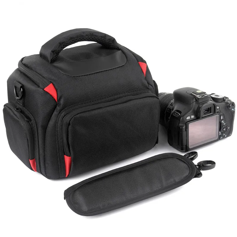 Vattentät DSLR-kamera väska för Nikon Canon Sony Panasonic Olympus Fujifilm Photography Photo Case Lens Ryggsäck