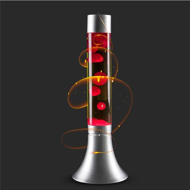 Allmumin Glass Hookah - 15 Elegant Lava Base med romantisk LED -lampa för kreativ heminredning avkopplande vattenpipa -sessioner.