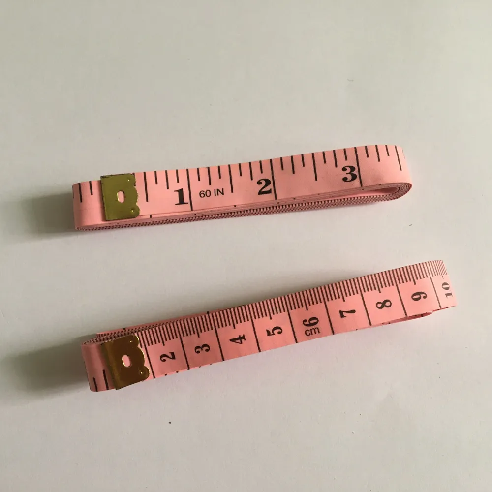 Wholesale 1000 Double Sided Soft Pink Tape Measure For Body