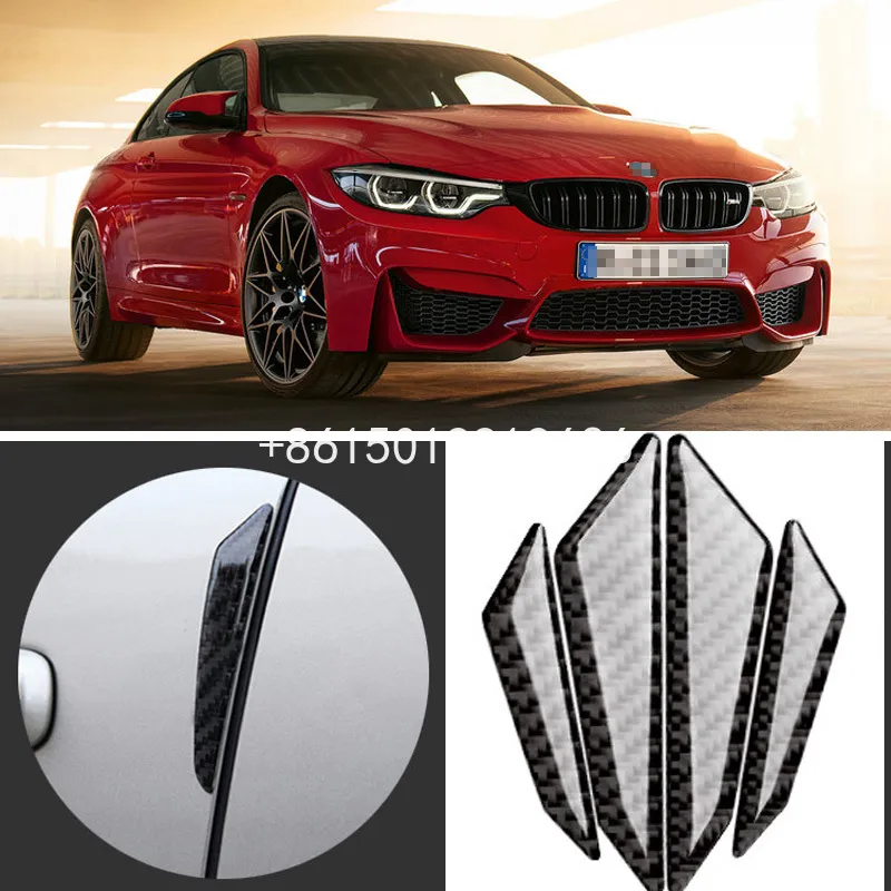Striscia antiurto per porta in fibra di carbonio striscia anti-collisione protezione per il corpo decorazione patch per BMW M2 M3 M4 M5 M6 M8 X6 M X5 M X1 X2 X3