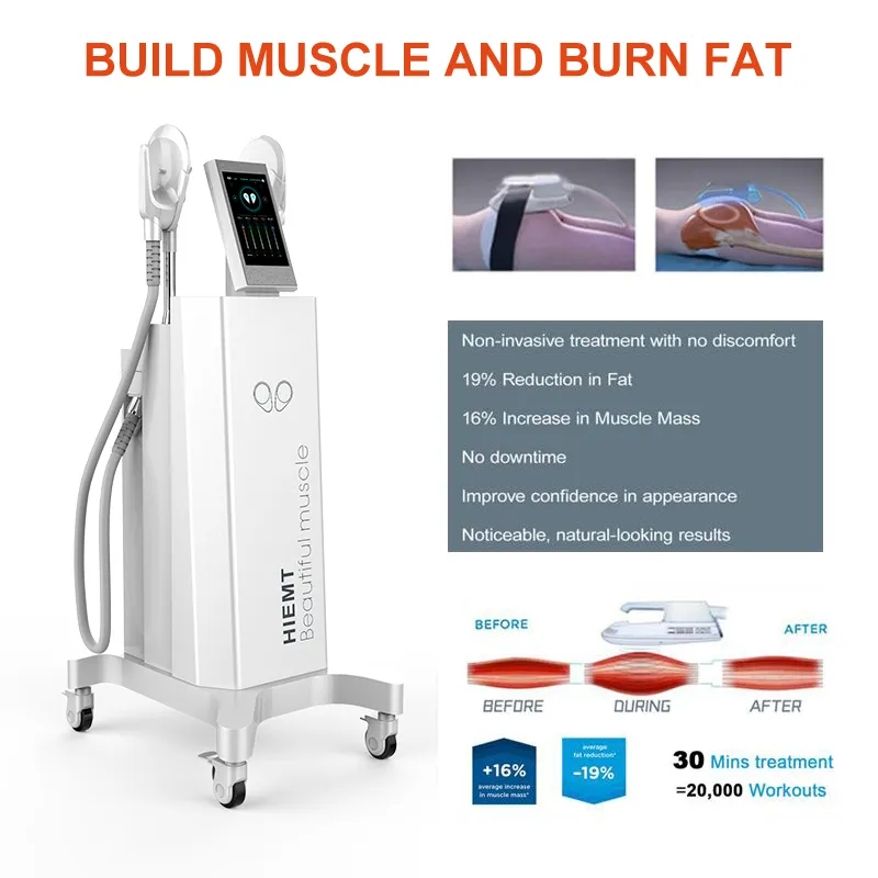 CE-godkänd snabb leverans slimmingmaskiner Viktminskning Vätskekylteknik Hög effektivitet HI-EMT Muskler Extreme Training Big Promotion