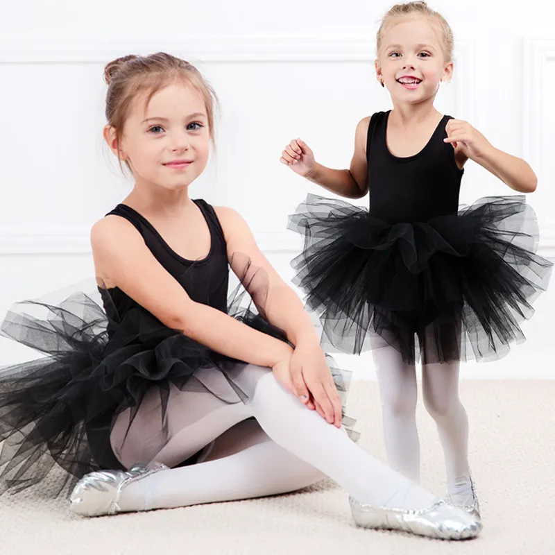 Kids Girl Ballet Tutu Robes Vêtements De Danse Pour Enfants Loveless Petite  Fille Fluffy Ballet Sans Manches Veste Habillée Robe De Fille Du 16,82 €