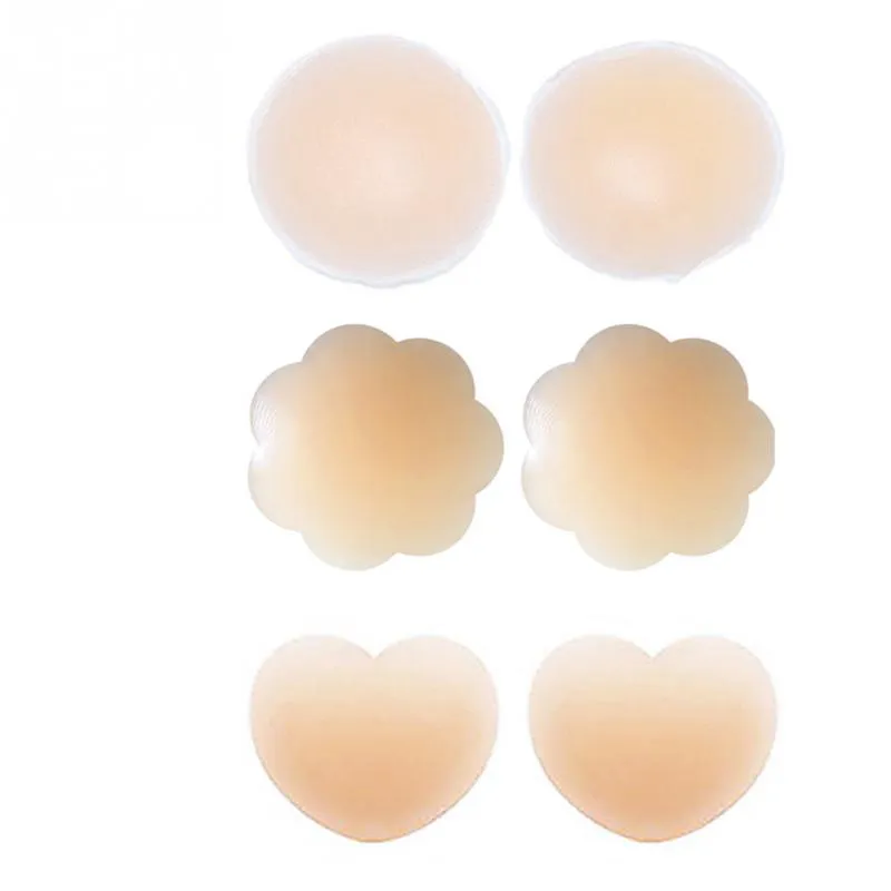 Breast reutilizável silicone Pad Capuz Bra pastéis almofada adesiva reutilizáveis ​​mama automóveis levantam acima da mama J1349