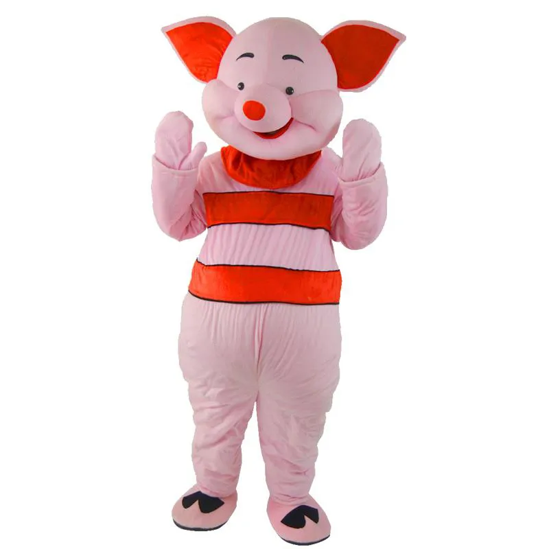 2020 Wysokiej Jakości Hot Piglet Pig Maskotki Kostium Przyjaciel Party Fancy Dress Halloween Urodziny Strój Dorosłych Rozmiar