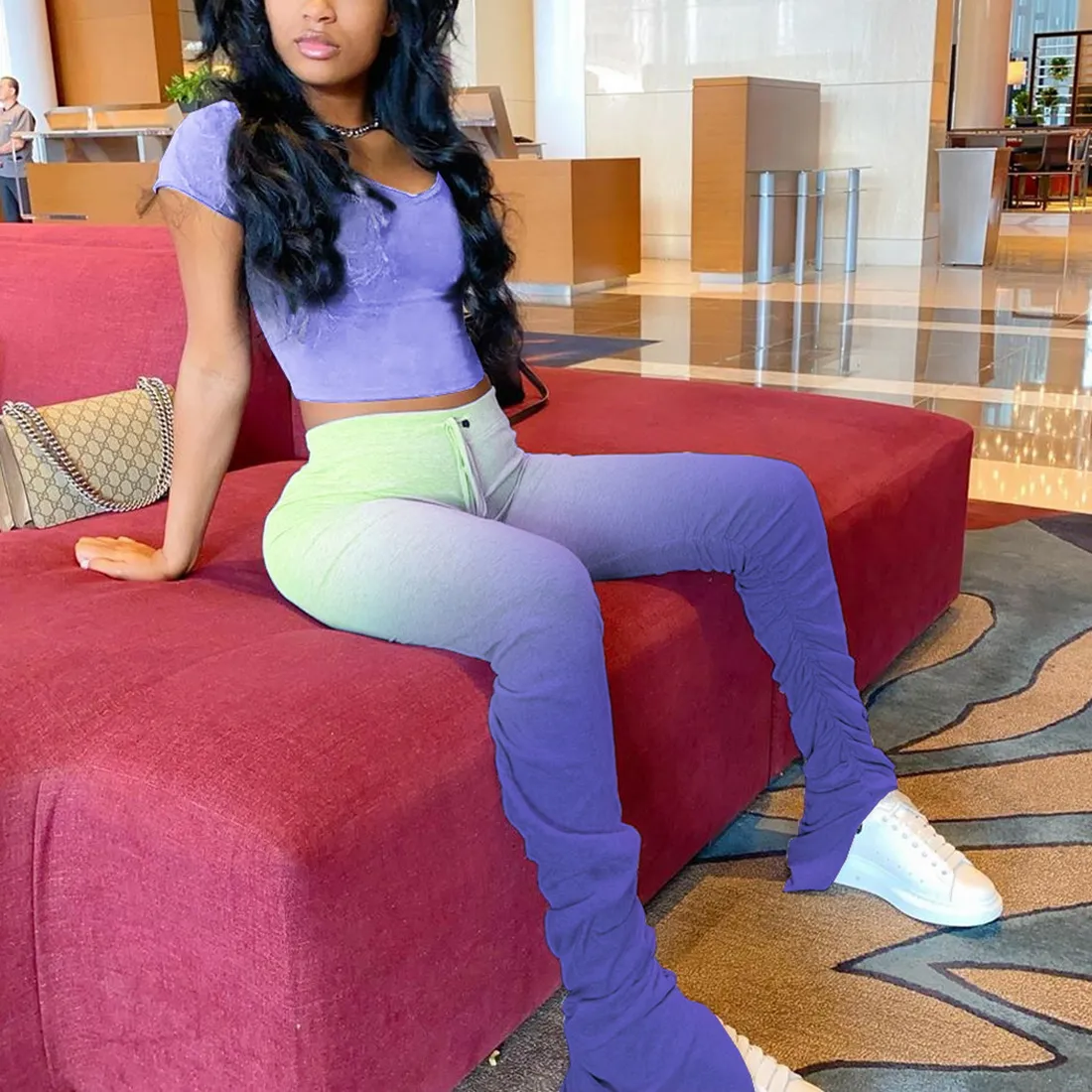 Stacked leggings set deals