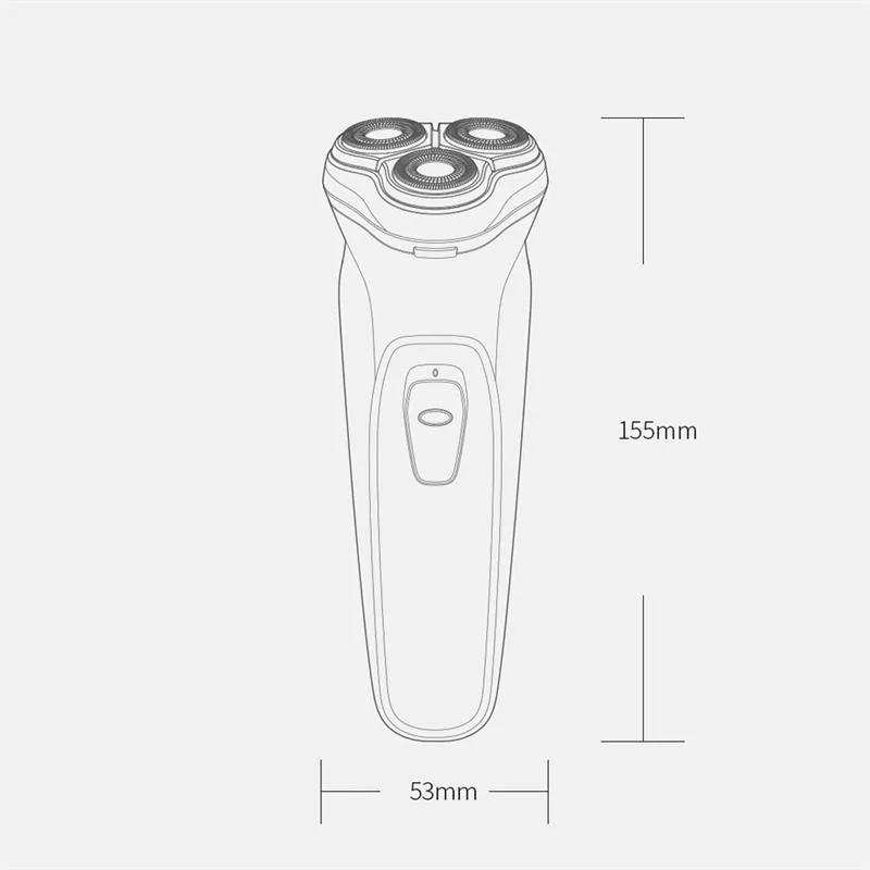 Mens Electric Razor Kmart With 3D Smart Control And Black Stone Design