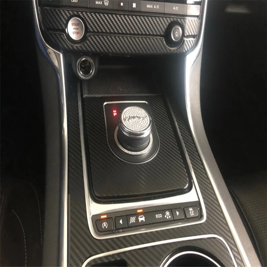 Copertura Pulsante Regolazione Sedile Per Jaguar XE/XF/F-Pace (2016-2018) - Adesivo In ABS, Decorazione Interni