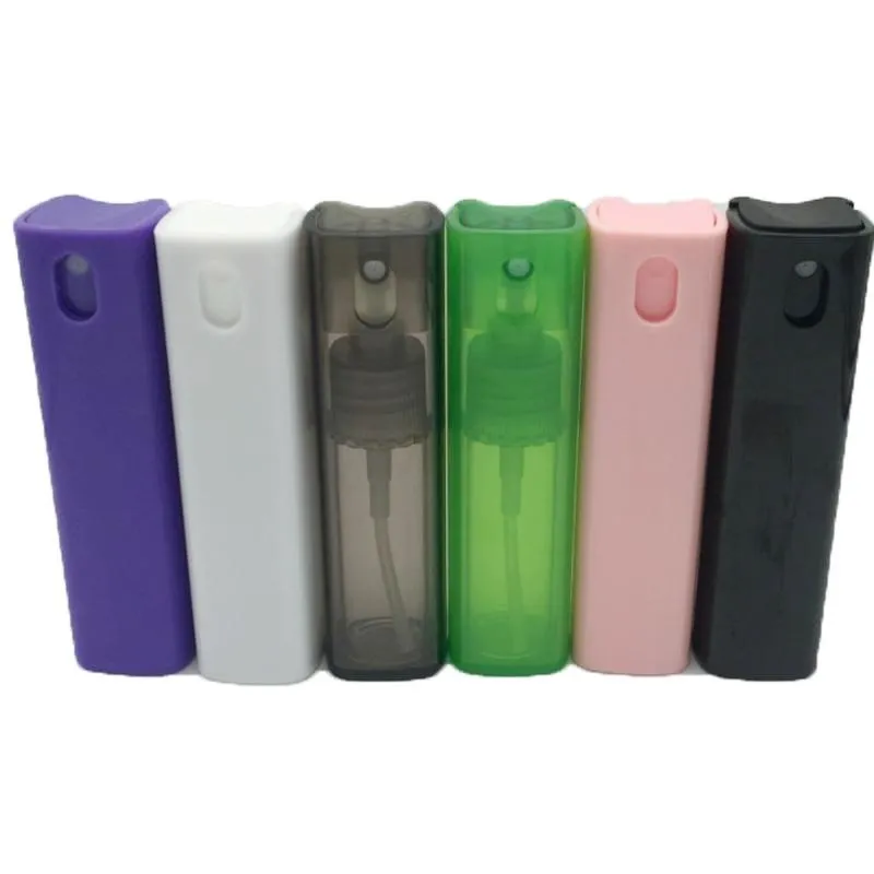 10 ml 10cc Plastic Square Spray Fles, Parfum Sample Packing Atomizer, 10cc Plastic Cosmetische Toner Verpakking Fles