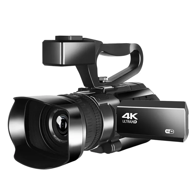 Ultra HD 4K 4k Video Camcorder With 48MP, 30X Digital Zoom, 3.0 Inch Touch Screen, And WIFI For