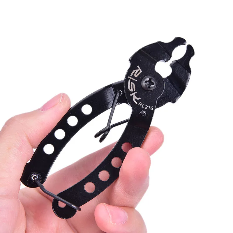 Bike Bicycle Chain Quick Link Open Close Tool Master Link Pliers Bike Chain Magic Button Clamp Removal Tools Bicycle Tool Kit