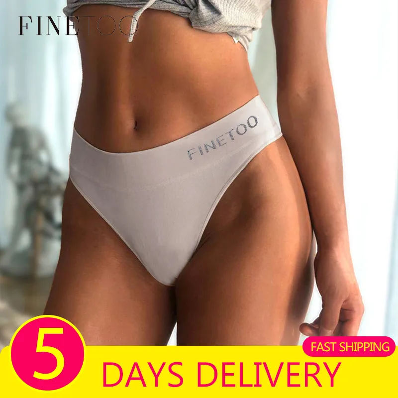 Womens Panties FINETOO Letter Thongs Women Mid Rise G String M 2XL Cotton  Sexy Slimming Underwear Girls G Strings Female Lingerie 2021 From Abutilon,  $39.62