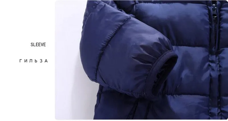COOTELILI Fleece Winter Parkas Kids Jackets For Girls Boys Warm Thick Velvet Children`s Coat Baby Outerwear Infant Overcoat (14)