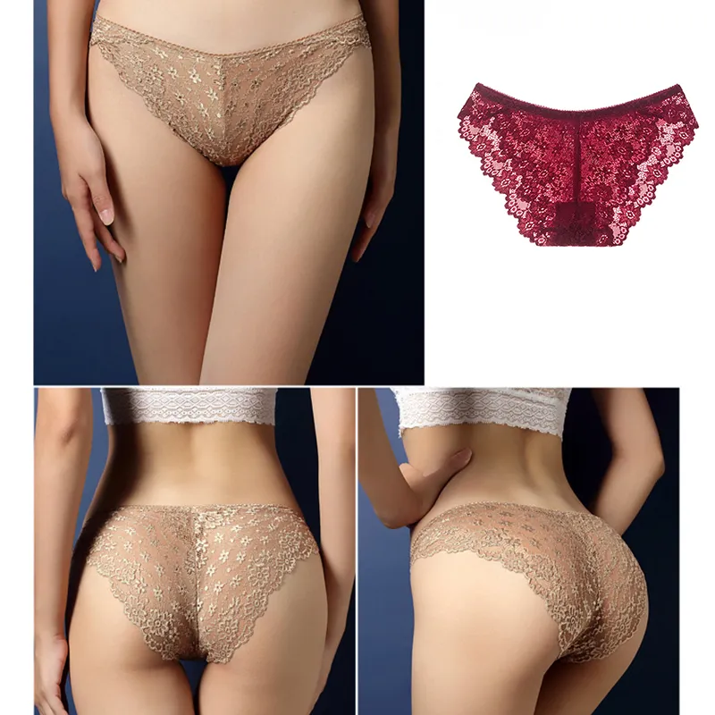 Sexy Lace Panties For Women Black Woman sous-vêtements Slips Culottes Seamless Best quality