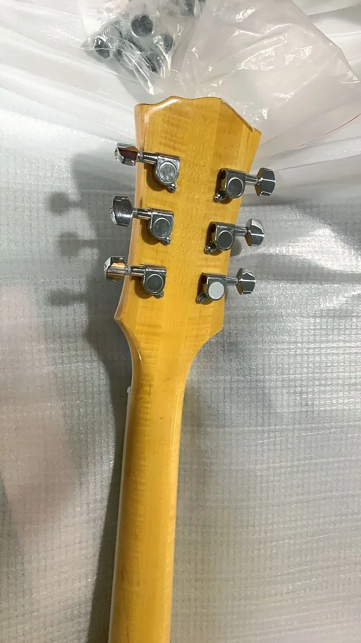 Natural Yellow Quilted Maple Top Bc Rich Warlock Guitar With Rare BC Rich Necktie Chrome Hardware And Nitrocellulose Finish Made In China From Allguitar2017 382.07 DHgate.Com