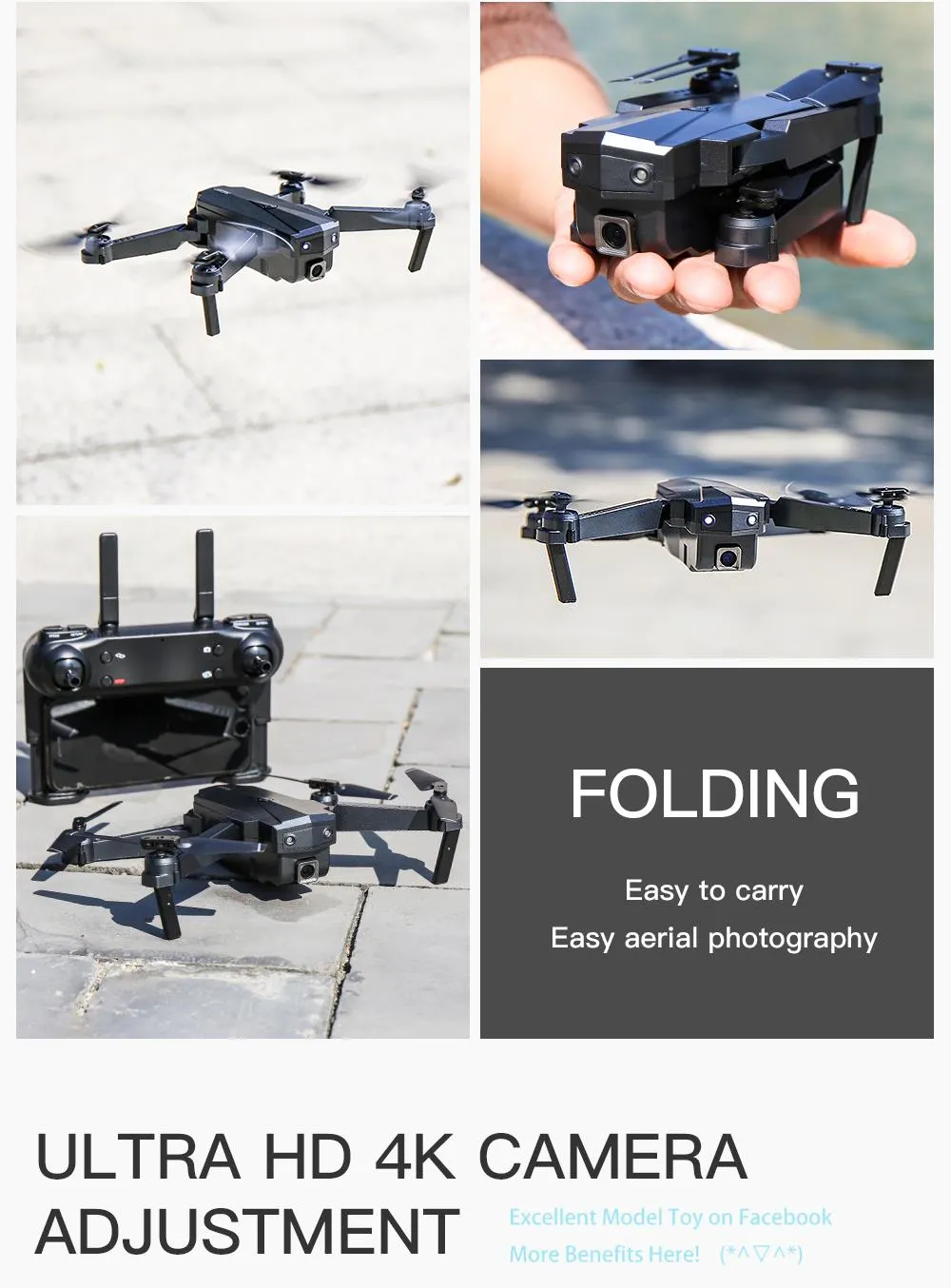 SG107 4K Double Camera WiFi FPV Beginner Beginner Drone Kid Toy, Pozycjonowanie przepływu optycznego, Hold Hold Intelligent Follow, Gest Rób zdjęcie, Użyj