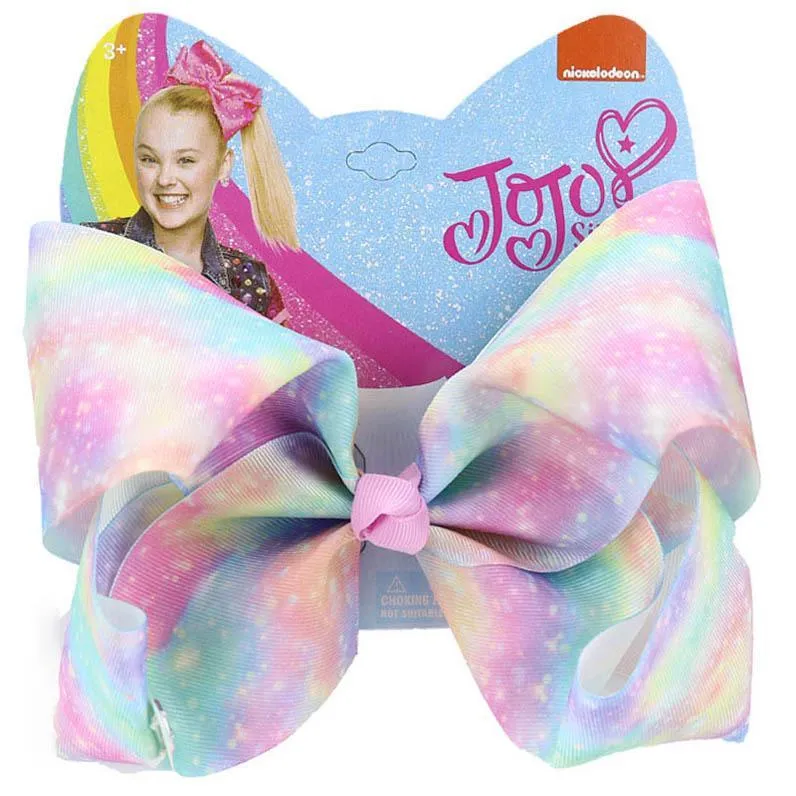 2020 new Valentine`s Day Love jojo siwa girls hair clips 8inch jojo siwa bows designer hair clips kids barrettes baby BB clip B264