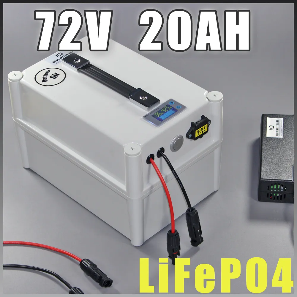Scooter électrique E tricycle LiFePO4 Batterie 72V 20AH