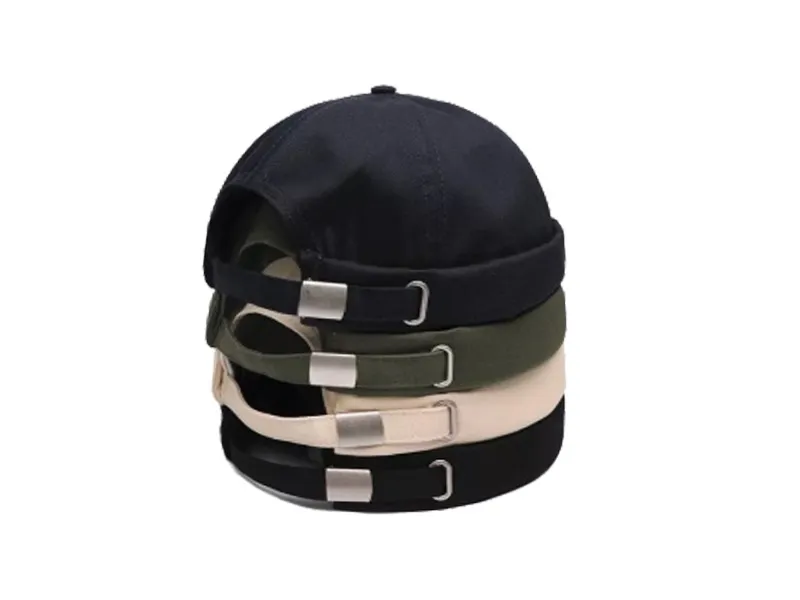 Solid Cotton Short Street Docker Skullies Beanies Miki Men Winter Hats For Women Caps Men Brimless Sailor Biker Bonnet Hat Cap