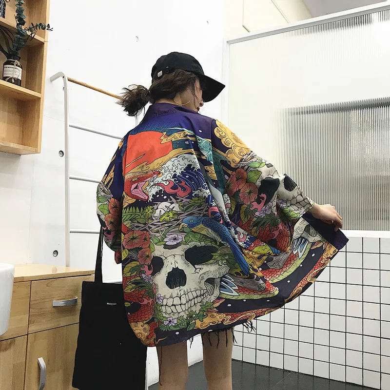 Tops Y Blusas Para Mujer Harajuku Kawaii Camisa Japonesa