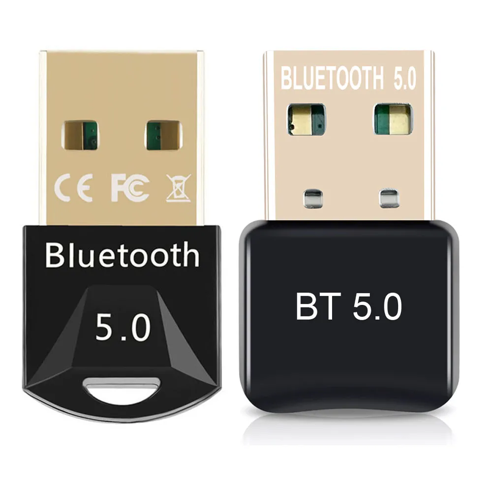 USB Bluetooth 5.0 Dongle Adapter för PC -datorhögtalare Trådlös sändare Bluetooth4.0 EDR Mini Music Audio Mottagare APTX