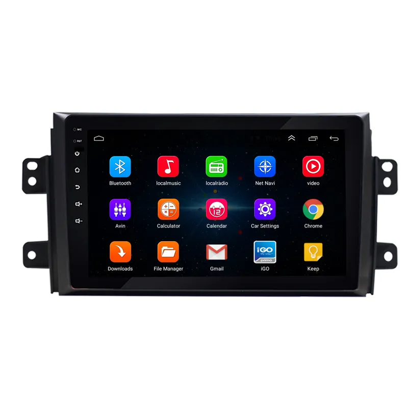 Pełny dotyk samochodowy odtwarzacz wideo Android System GPS Navigastion Radio dla Suzuki Swift SX4