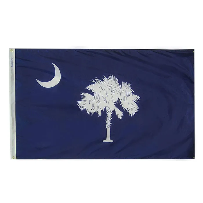 Modell 144860 South Carolina State Flag 3x5ft 100D Polyester Outdoor oder Indoor Club Digitaldruck Banner und Flaggen Großhandel