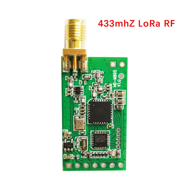 LoRa 433mHZ Transmissor e receptor RF de baixa potência 500 metros de distância de transmissão Módulo RF sem fio 433mHz com porta RS232 TTL