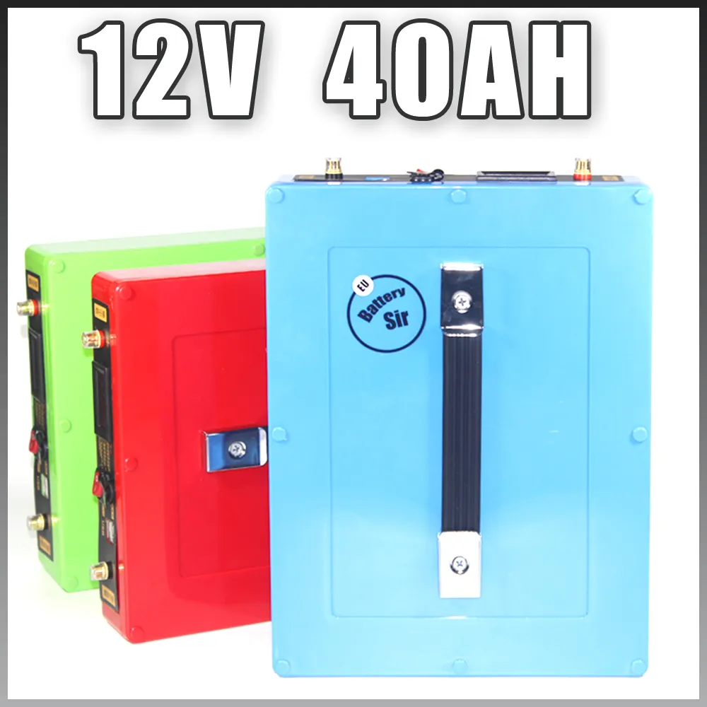 電池パック12V 40000mAh 18650リチウムイオンDC12V超充電式+ 5A充電器