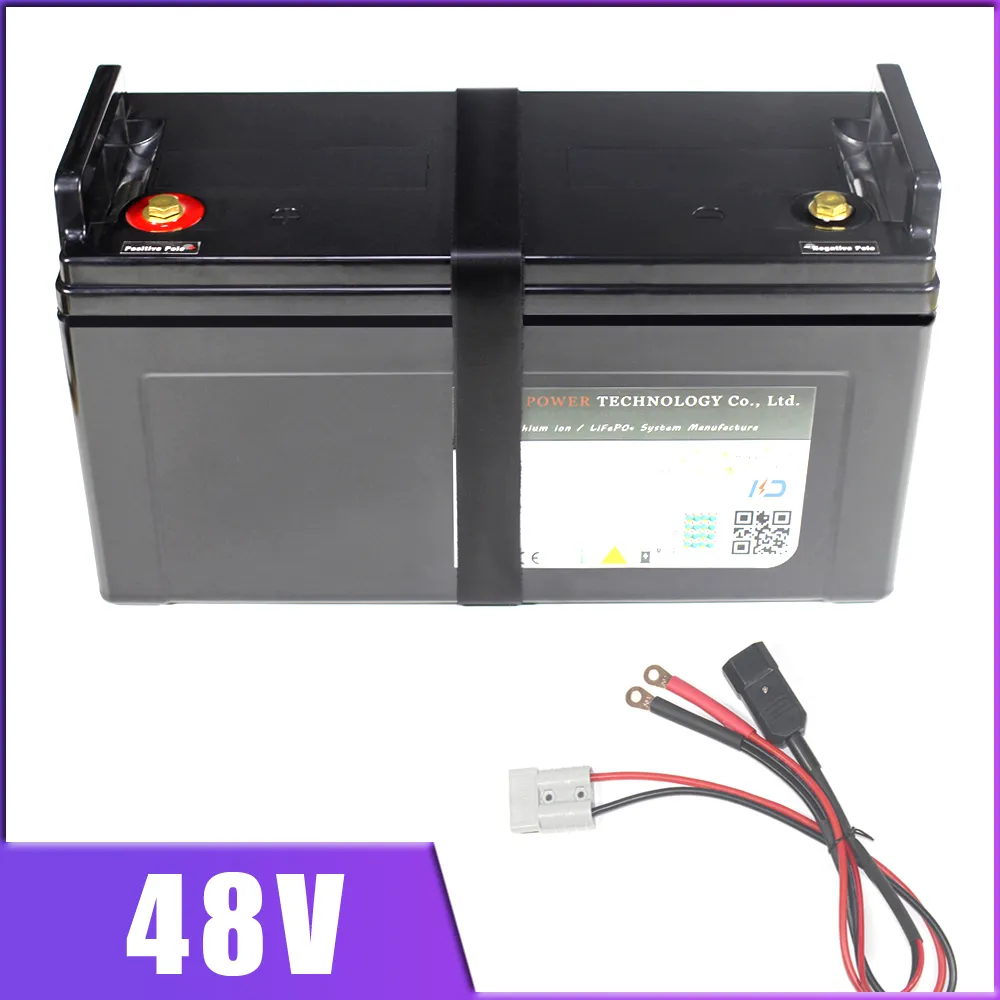 48V 60Ah lithium ion batterij 40Ah elektrische fiets scooter golf auto voertuig LI IP68 Waterdicht met BMS-oplader