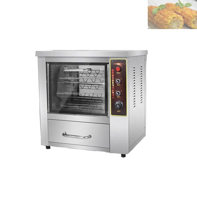 Four de cuisson commercial de four à maïs d'acier inoxydable pour la machine électrique de patate douce rôtie de patate douce