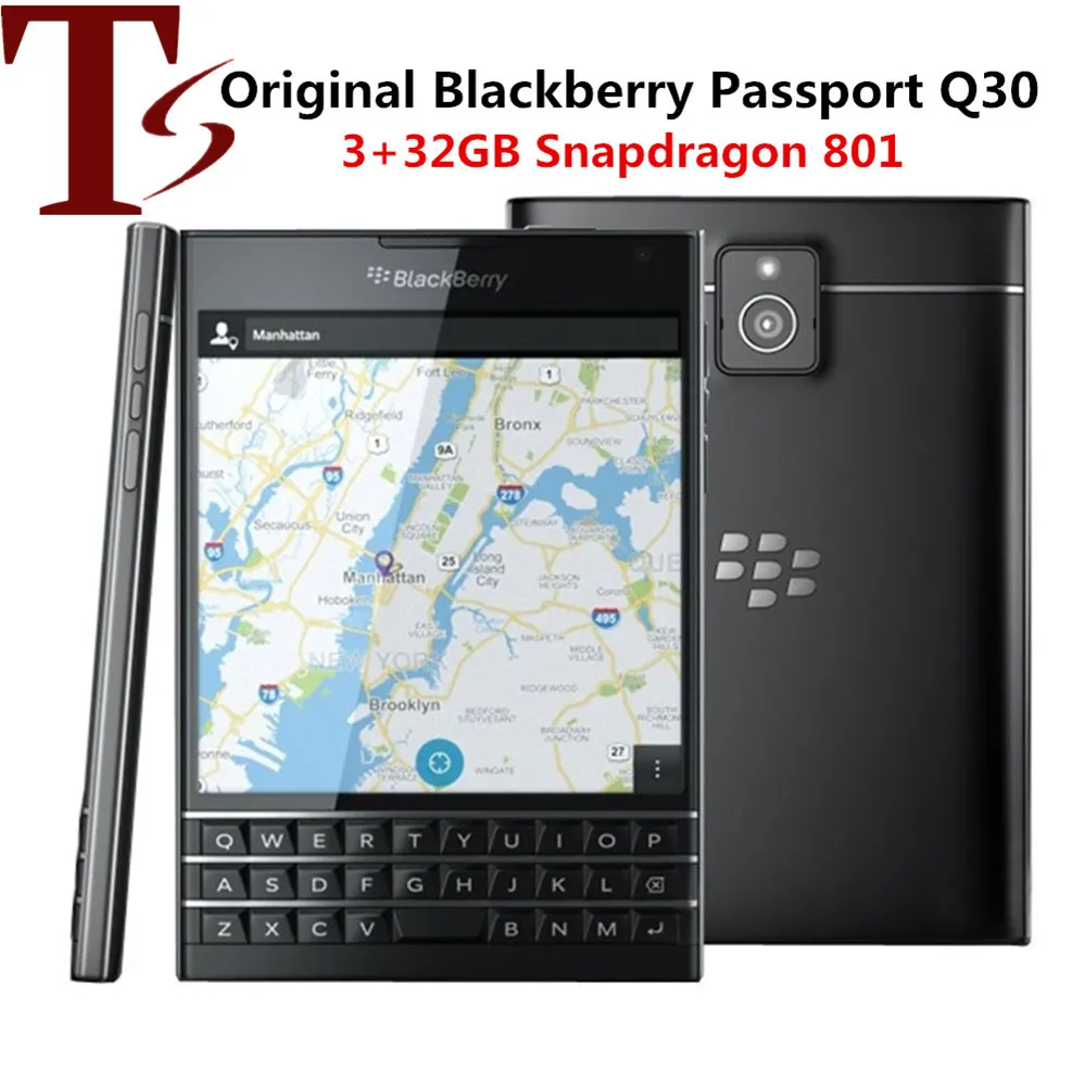 Telefono cellulare BlackBerry sbloccato originale Q30 LTE BlackBerry OS 10.3 Quad core 3 GB RAM 32 GB ROM 13 MP smart phone